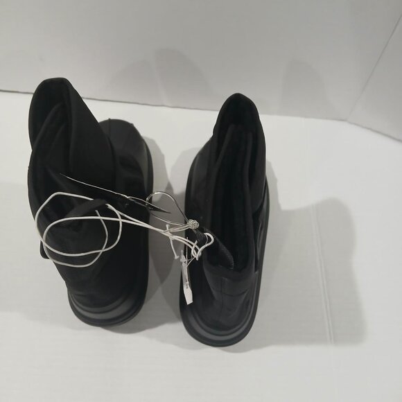 The Children s Place Black Snow Winter Boots Size 3 youth Kids Faux Fur Lining. - Picture 12 of 14